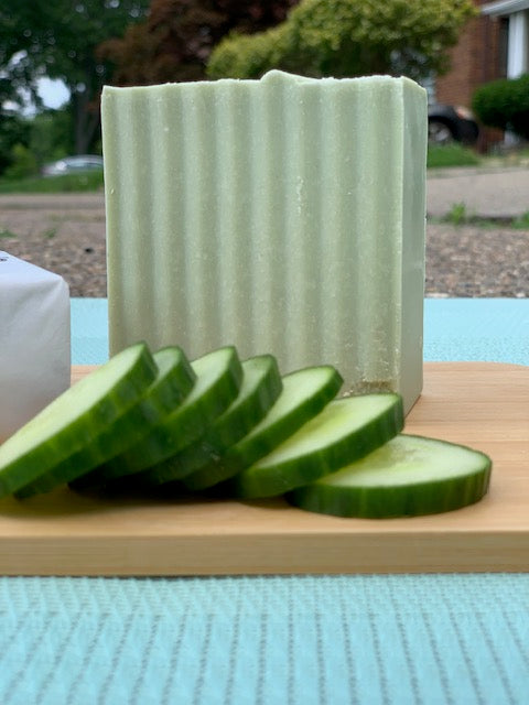 'Delicately Scented' Cucumber and Kaolin Clay Soap